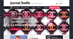 Desktop Screenshot of journaldutextile.com